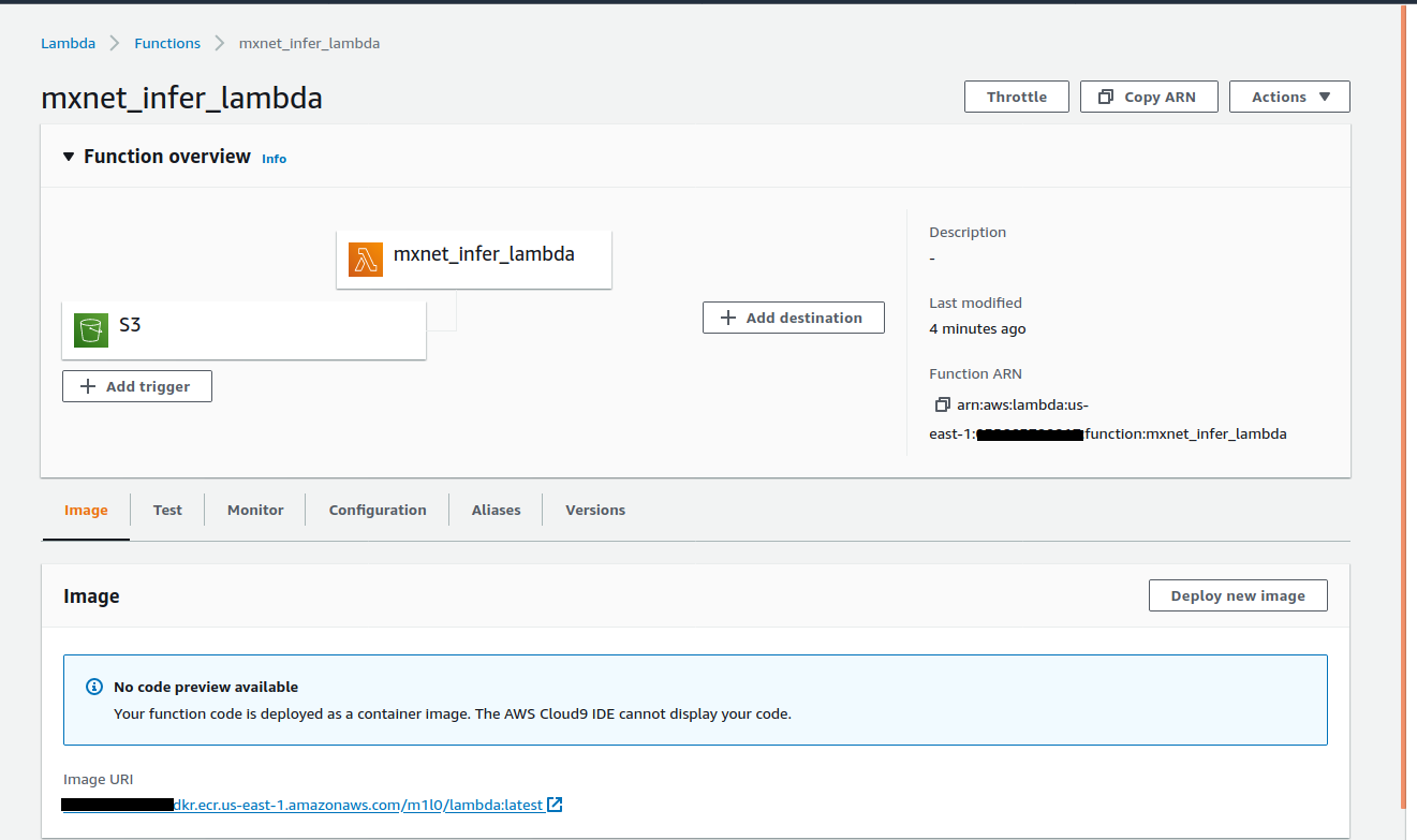 MXNet lambda function